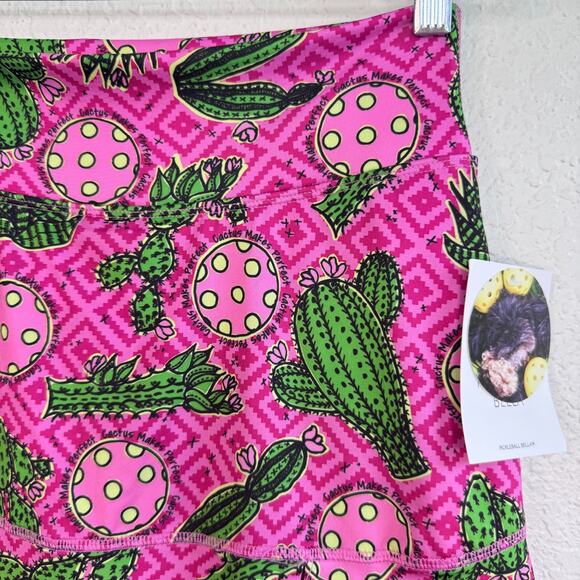 Pickleball Bella Kick Pleat Skort Women 2 Cactus Athletic Tennis NEW Medium Pink - Picture 4 of 10